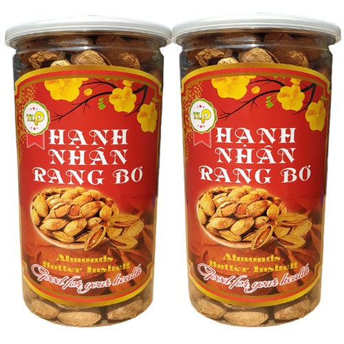 1KG - COMBO 2 HŨ HẠT HẠNH NHÂN CAO CẤP TÂN LỘC PHÁT