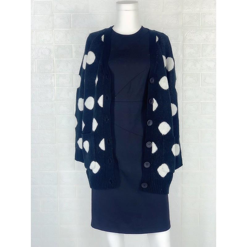 Áo Len - Áo Cardigan Len Nữ 2 Túi Bo Gấu Hình Bóng Full Size - MYM_shop