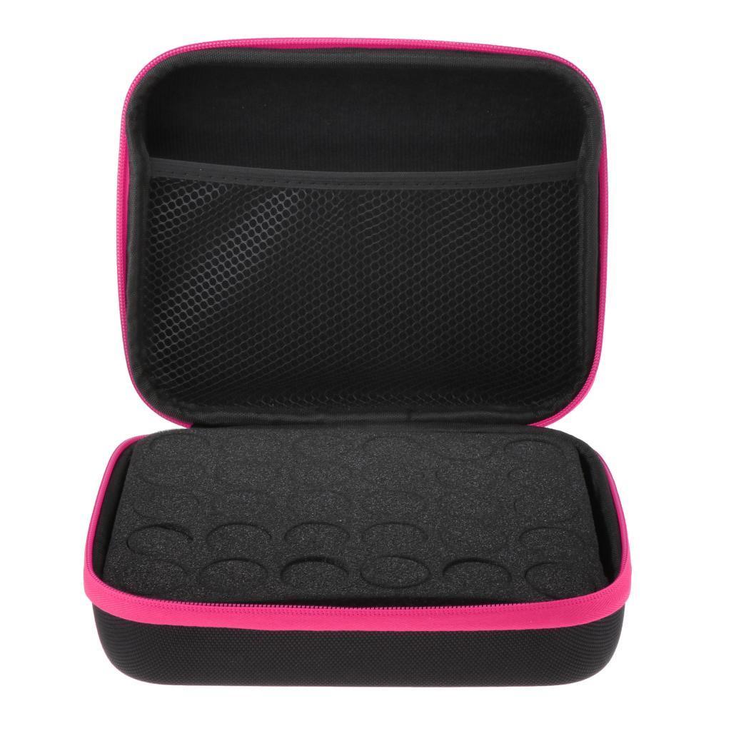 2 Pcs 30 Bottles Essential Oil Carry Case 5ML~15ML Holder Storage Bag Box