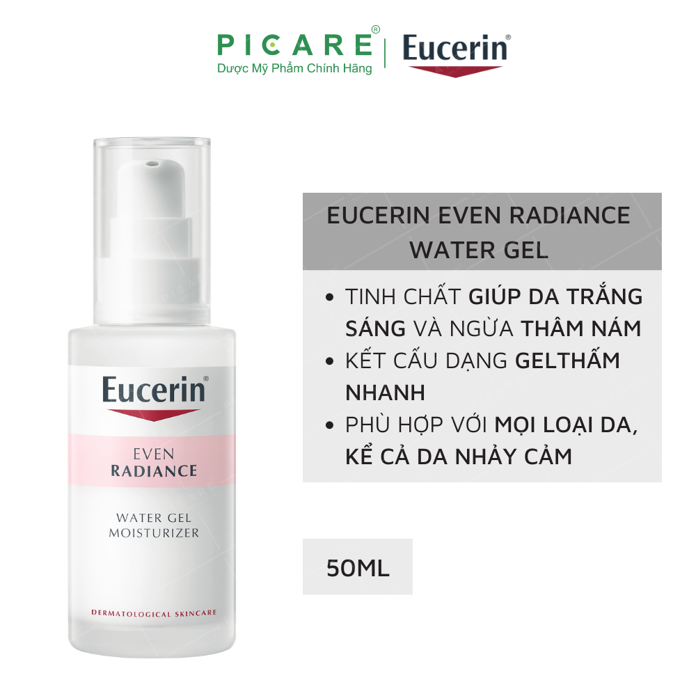 Gel Cấp Ẩm Và Dưỡng Sáng Da Eucerin Even Radiance Water Gel Moisturizer 50ml