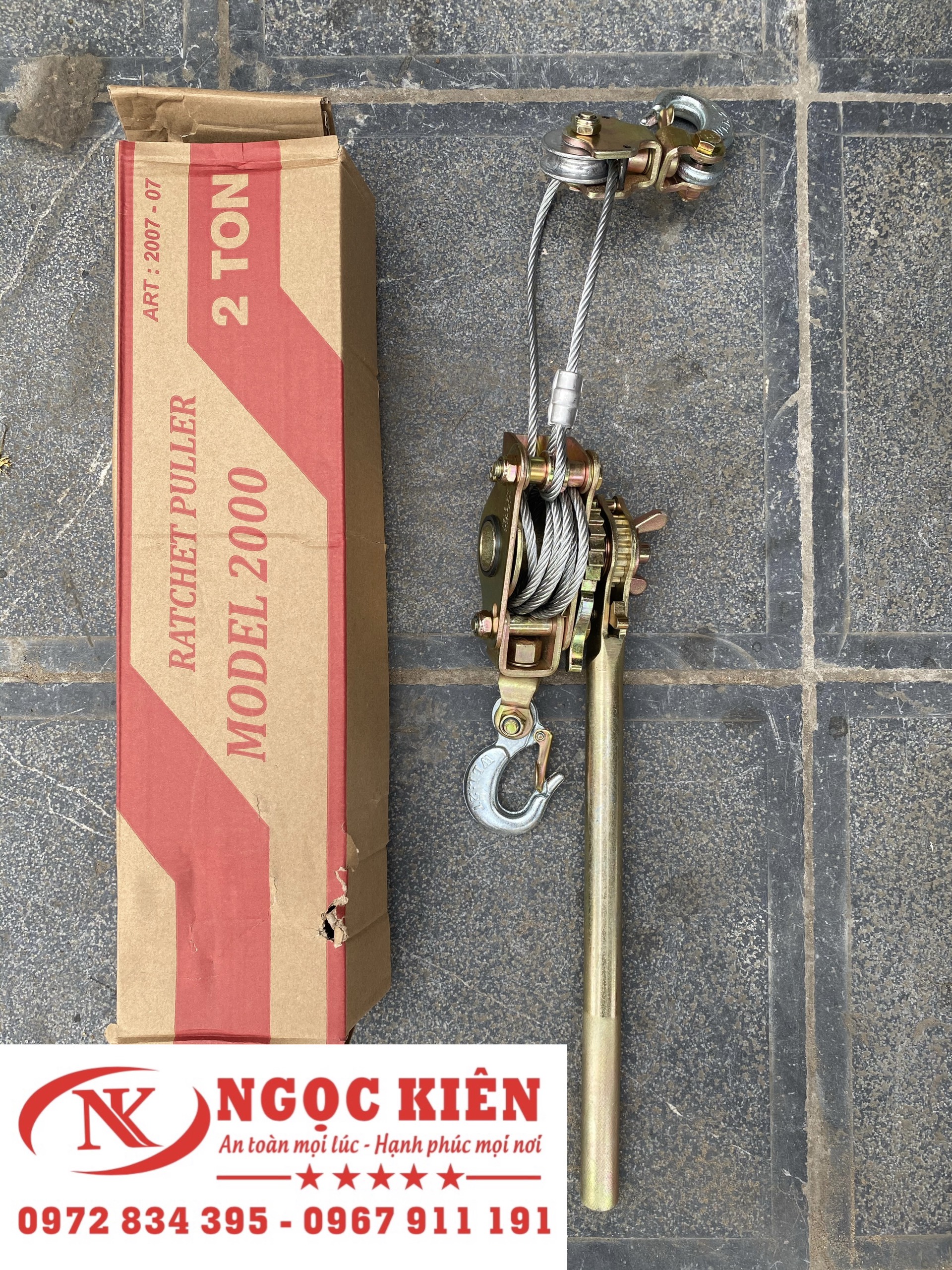 Pa lang lắc cáp ngk 3 ton
