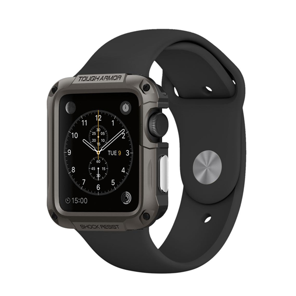 Ốp Apple Watch Series 3/2/1 42mm SPIGEN Tough Armor - Hàng Chính Hãng