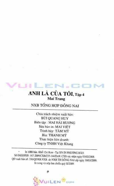 anh là của tôi chapter 4 168