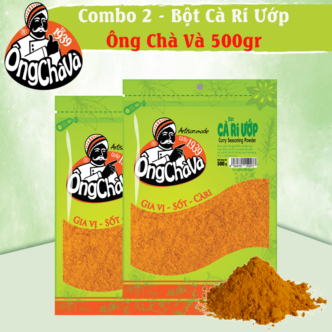 Combo 2 Túi Bột Cà Ri Ướp Ông Chà Và 500g