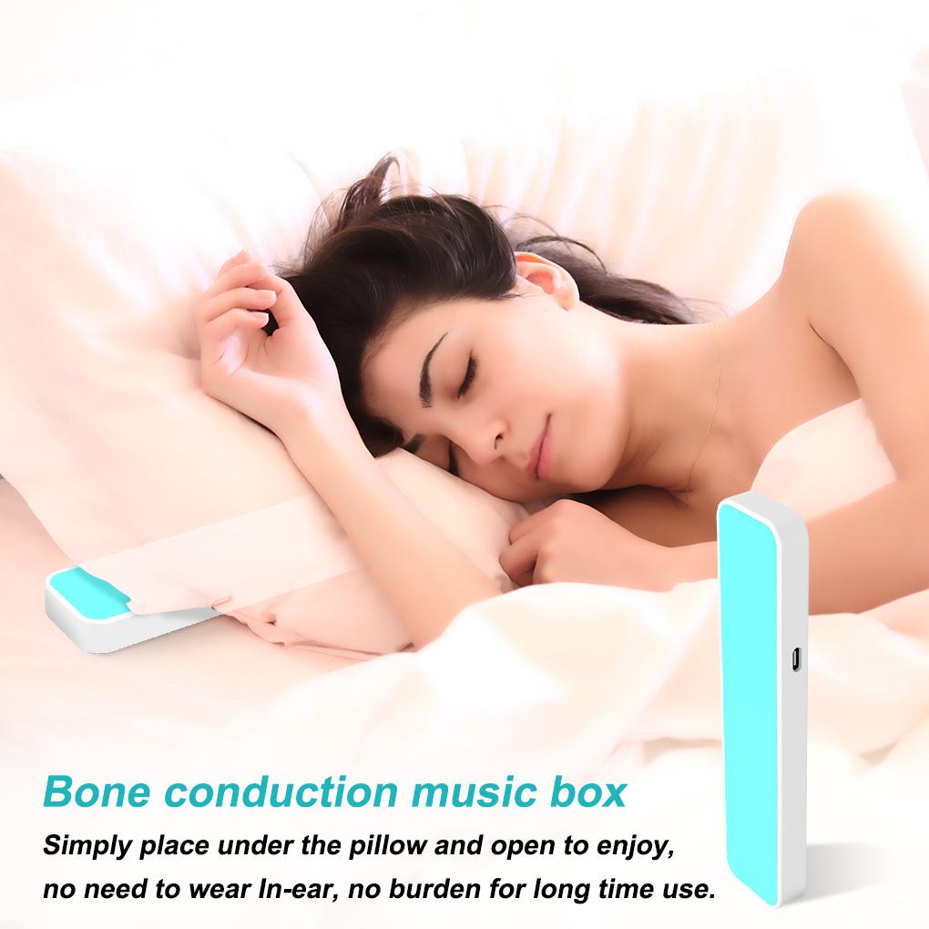 Loa Nhẹ Dưới Gối Soundbox Tự Động Tắt Nguồn Soundbar Dẫn Truyền Xương Loa Loa Siêu Trầm Đen Gary Color: C-White Set Type: Speaker