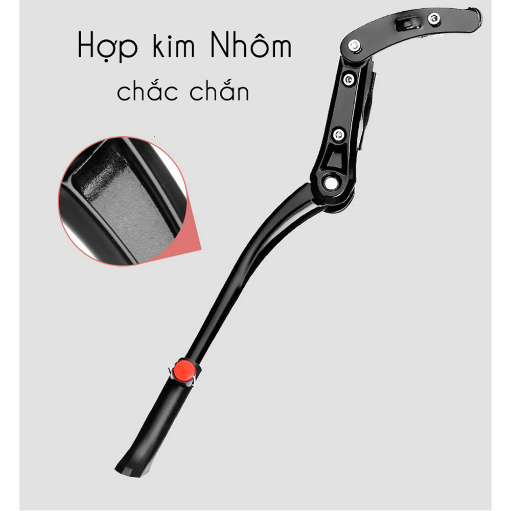 Chân Chống Xe Đạp Có Điều Chỉnh 24-29 inch Hợp Kim Nhôm Gắn Giữa Dễ Dàng Lắp Đặt Cho Xe Đạp Địa Hình, MTB MaiLee