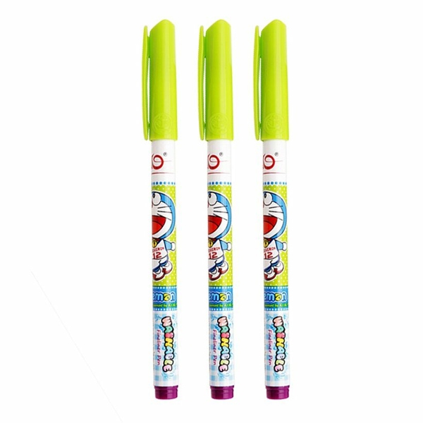 Bộ 2 Vỉ 3 Bút Lông Kim FL08/DO Xóa Được - Mực Tím