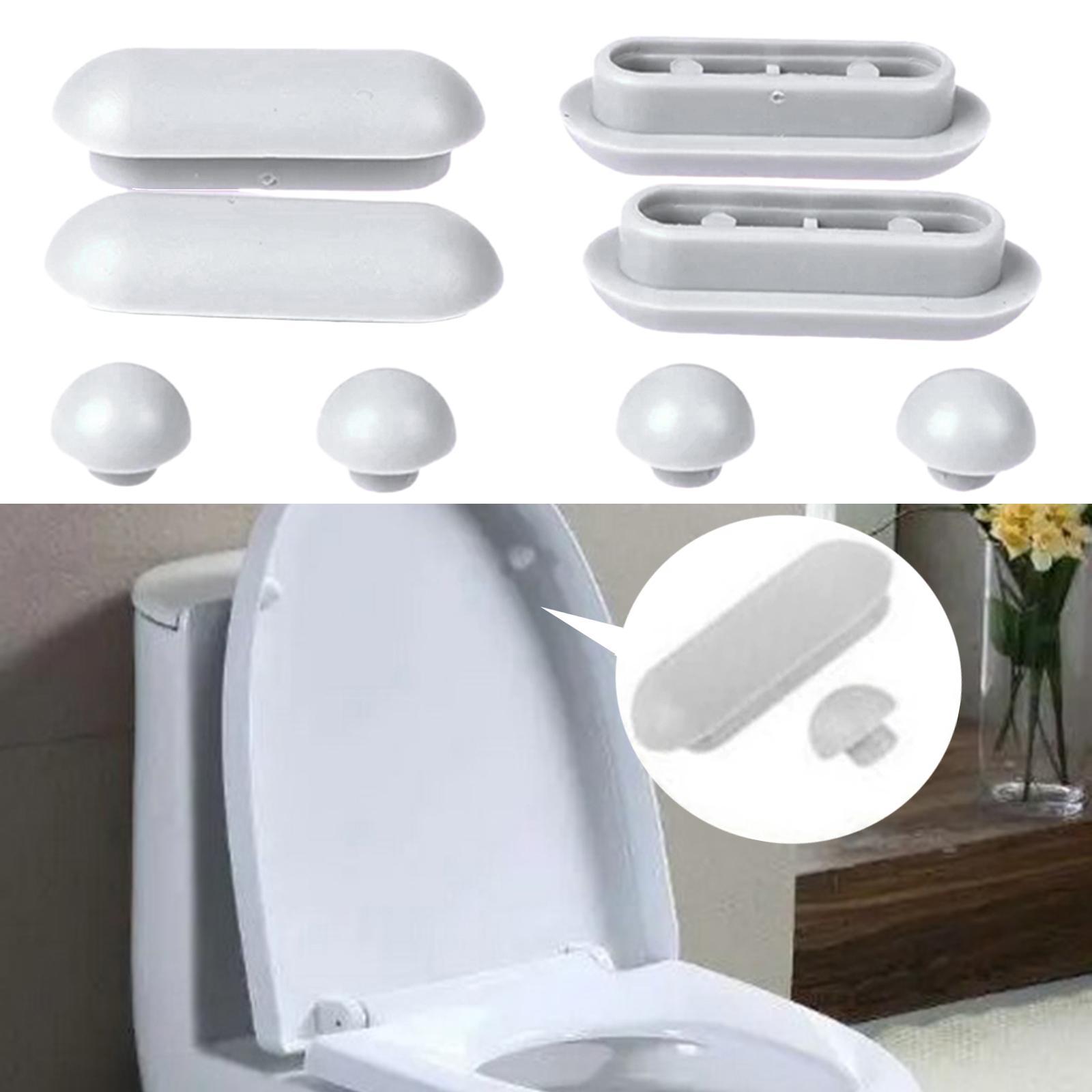 Bidet Toilet Lid Bumpers Replacement Kit Toilet Accessories for Hotel Home