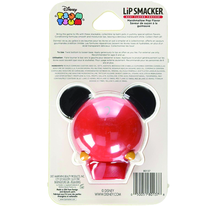 Lip Smacker - Son Disney Tsum Tsum Chuột Mickey - Lip Smacker Disney Tsum Tsum Balm – Mickey Marshmallow Pop