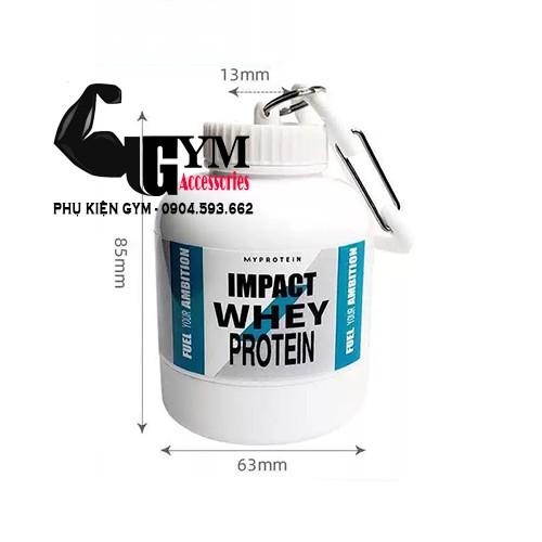 Hộp đựng whey, mass, bcaa Ishake Protein Funnel Dymatize Iso 100