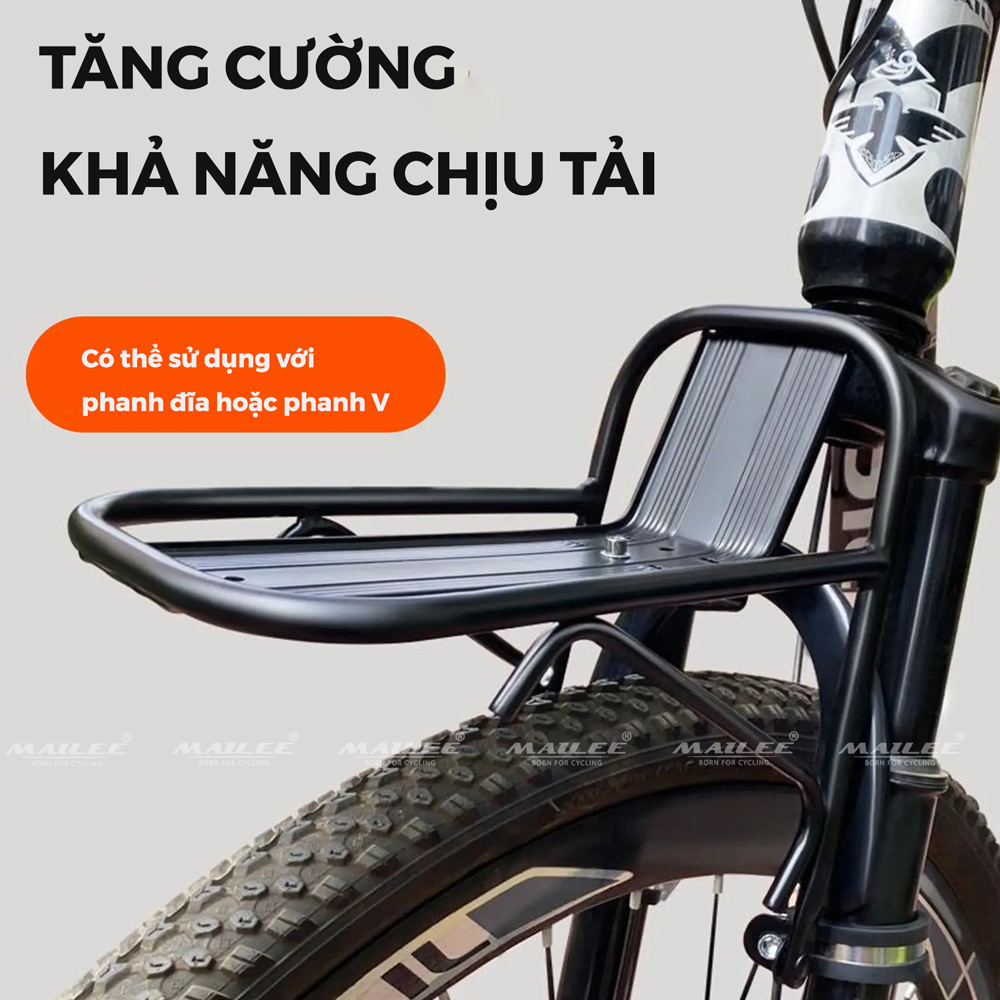 Baga Trước Xe Đạp, baga trước xe đạp Địa Hình GT-6301 chất liệu Nhôm cho Giỏ xe/hành lý Chắn Trước Phụ Kiện Đạp Xe, dành cho vị trí chờ có sẵn - Mai Lee