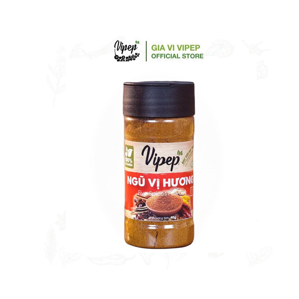 Bột ngũ vị hương Vipep 40g (hoa tiêu, đinh hương, quế, hoa hồi, ) - gia vị tẩm ướp thượng hạng