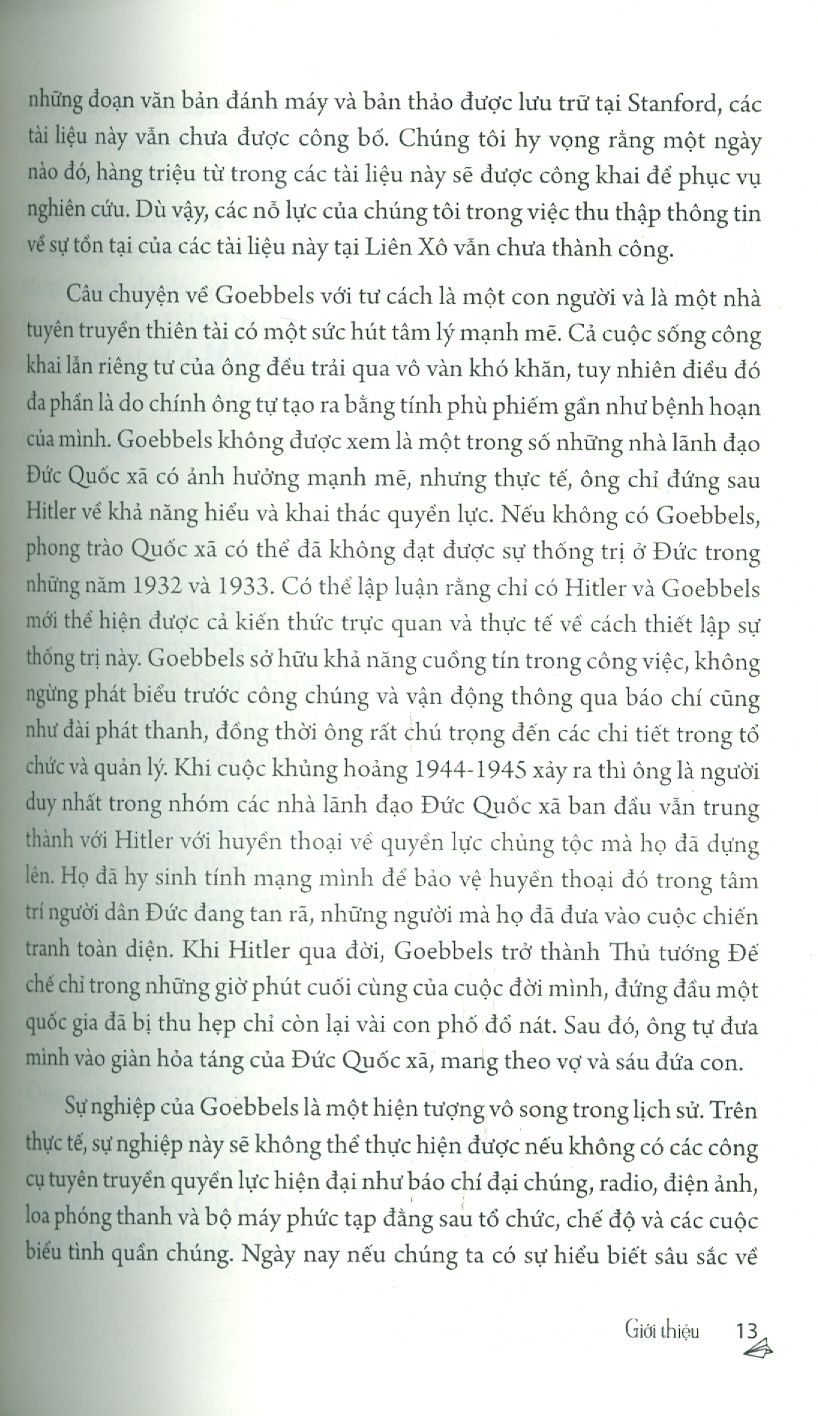 Cuộc Đời Và Cái Chết Của Tiến Sĩ Goebbels