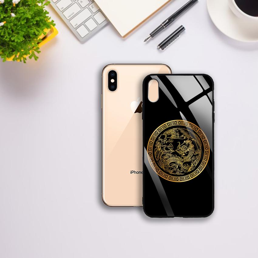 Ốp Lưng Mạ Màu Vàng Ánh Kim cho điện thoại Iphone XS Max - 03007 8003 LONGPHUNG02 - Long Phụng - Hàng Chính Hãng