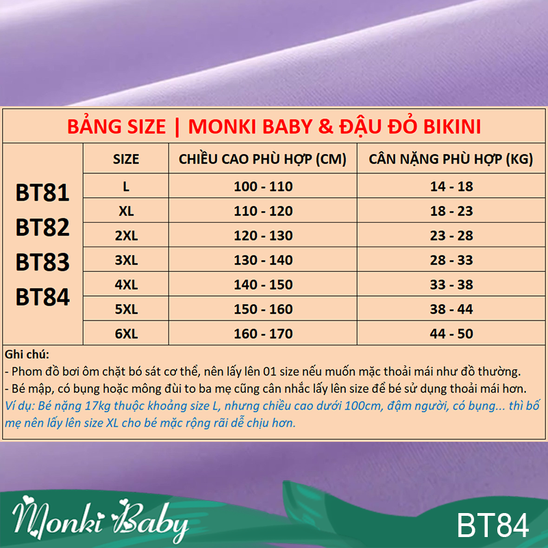 Áo tắm liền thân quần đùi dài tay bé gái, đồ bơi một mảnh kín đáo cho trẻ em, thời trang xinh xắn, chất thun bơi lạnh mịn đẹp, co giãn cao | BT84