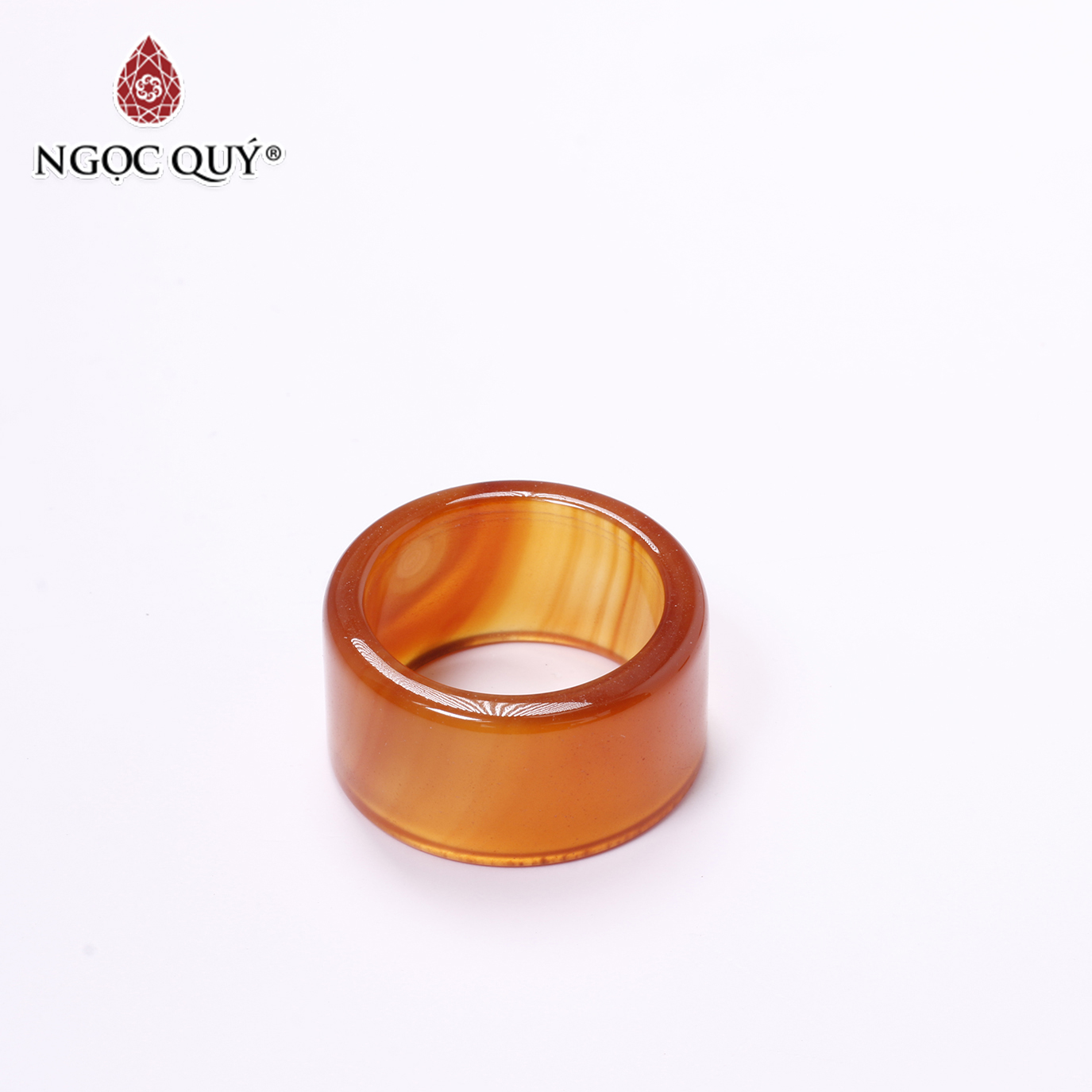 Nhẫn càng long đá mã não - Ngọc Quý Gemstones