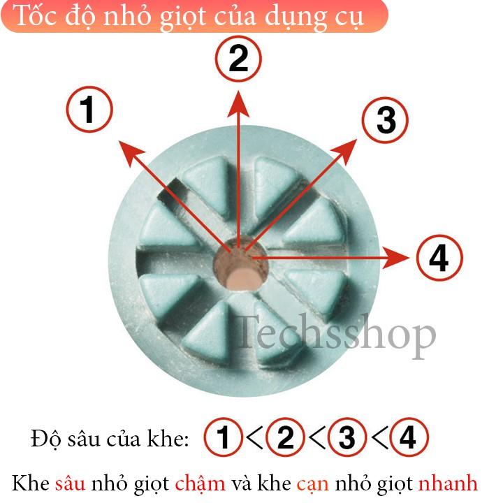 Dụng Cụ Tưới Nước Nhỏ Giọt Cho Chậu Cây Cảnh Khi Đi Du Lịch - Vòi Ghim Tưới Cây Tự Động Có Điều Chỉnh Nước - 2 Cái