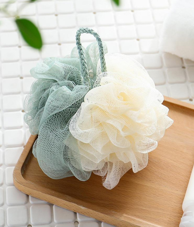 Bông tắm tròn 2 màu cao cấp