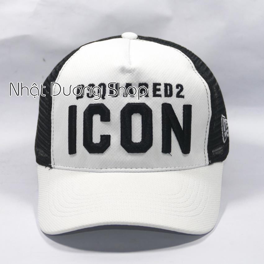 Nón kết lưới thêu chữ ICON cao cấp, khóa nhựa - Kiểu dáng thời trang trẻ trung, cá tính thích hợp cho mọi người