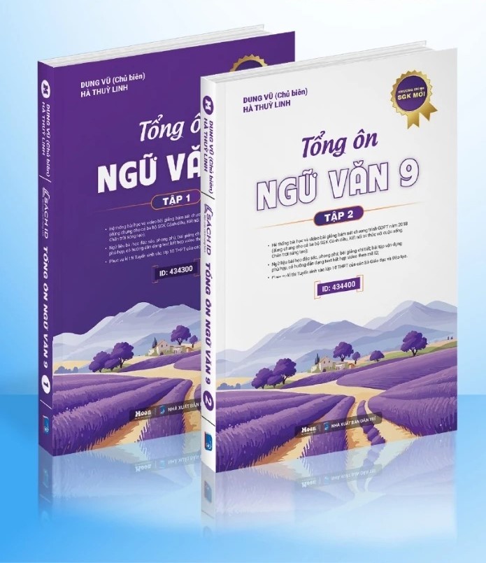 Sách ngữ văn 9 ôn thi vào 10, tổng ôn ngữ văn lớp 9 - Ngữ văn 9 Chương trình mới Tập 1 + Tập 2