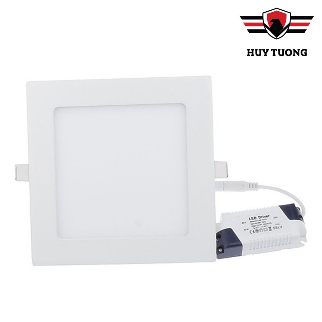 Đèn led âm trần vuông,đèn ốp trần vuông ánh sáng trắng,vàng siêu mỏng cao cấp công xuất 6W / 9W / 12W / 18W - Huy Tưởng