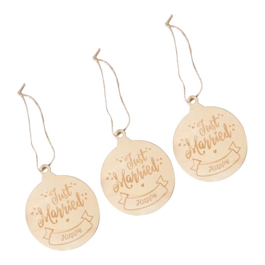 3Set Round Wooden Discs Natural Wood Slices For DIY Wood Crafts Centerpieces
