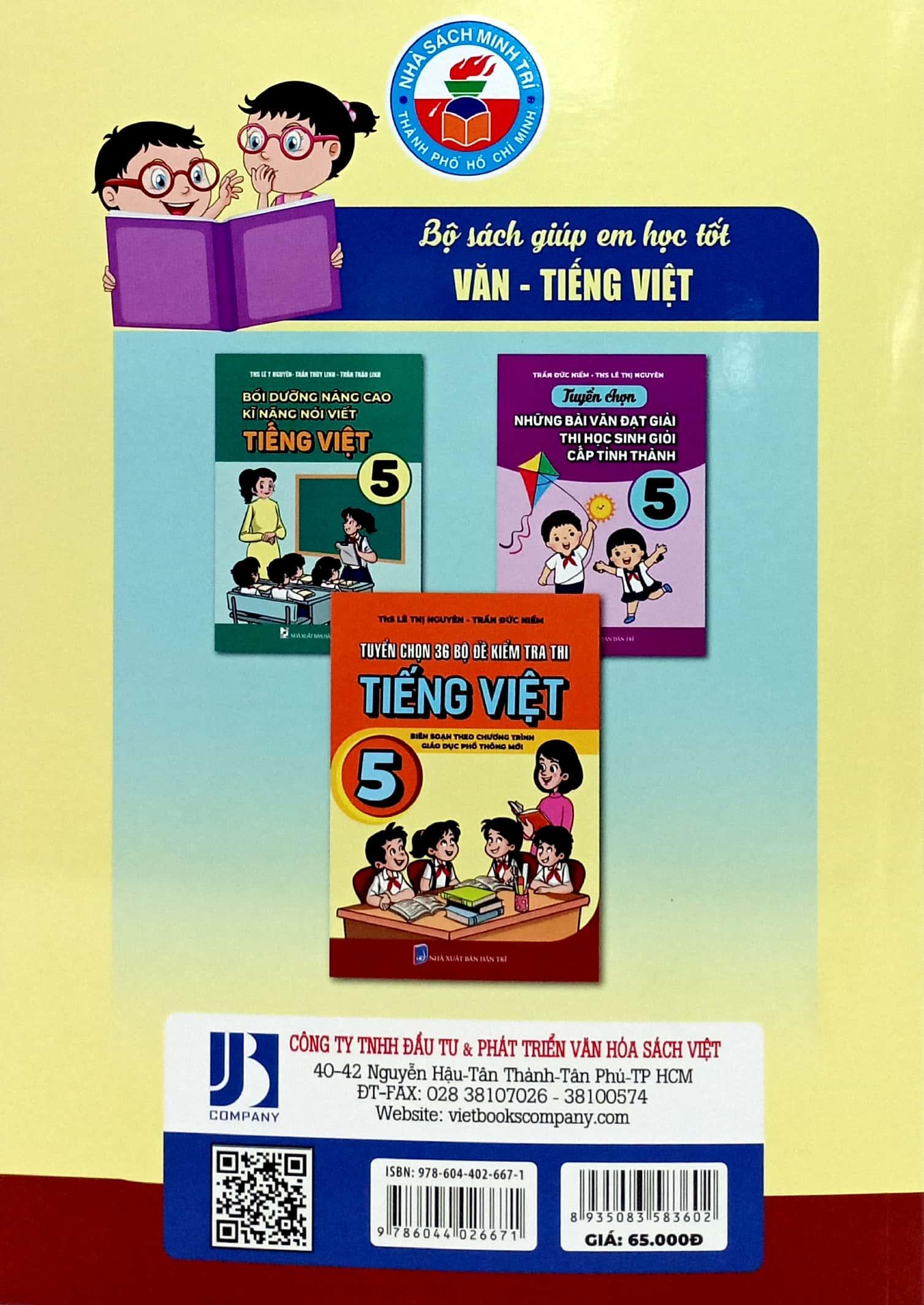 Tuyển Chọn 36 Bộ Đề Kiểm Tra Thi Tiếng Việt 5