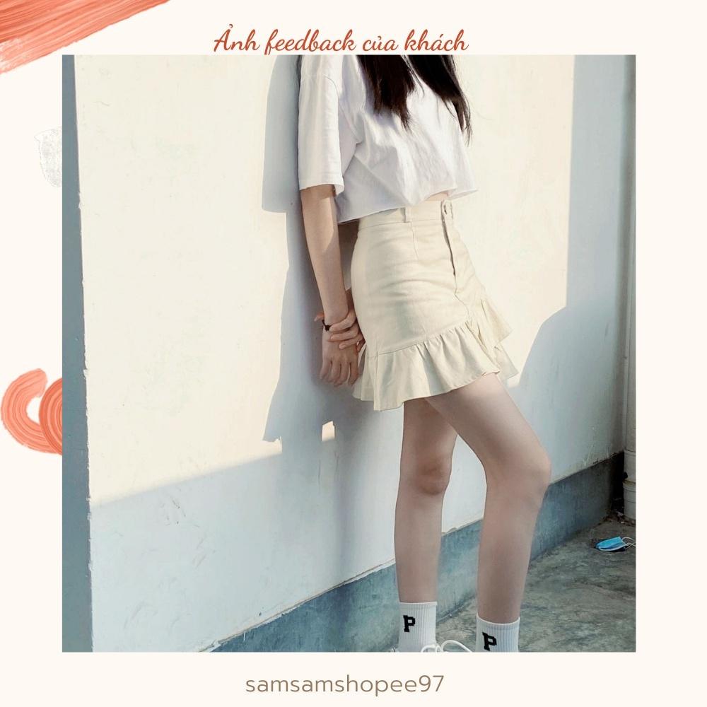Chân váy bèo 2 xếp tầng xinh xắn