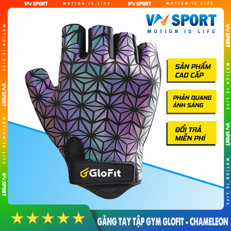 Găng Tay Tập Gym Thể Thao Glofit GFST018 - CHAMELEON (Ultralight Gloves). Găng Tay Chính Hãng Glofit Dùng Trong Thể Thao, Thể Hình, Chạy Xe Và Các Hoạt Động Dã Ngoại