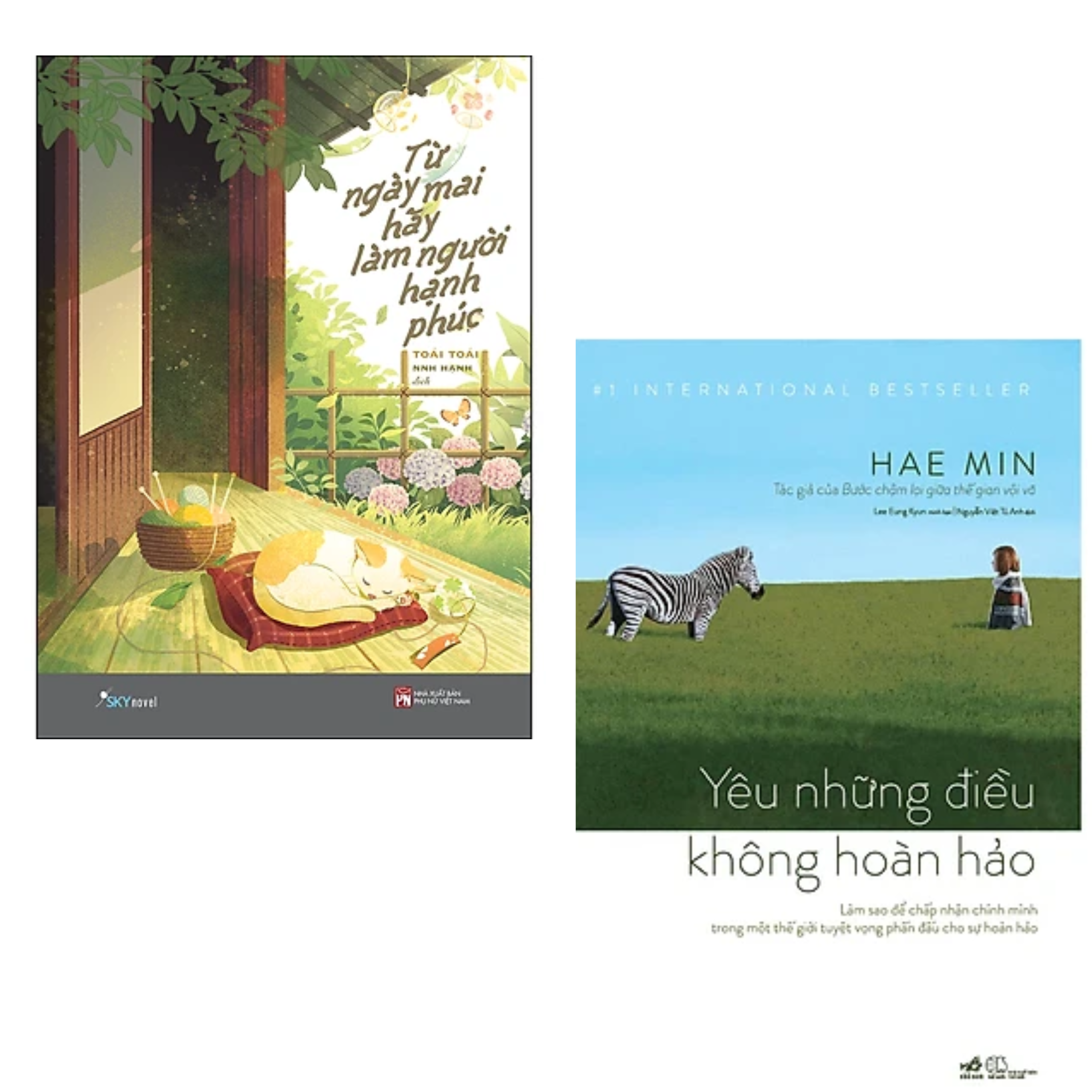 COMBO 2 cuốn Yêu Những Điều Không Hoàn Hảo + Từ ngày mai hãy làm người hạnh phúc