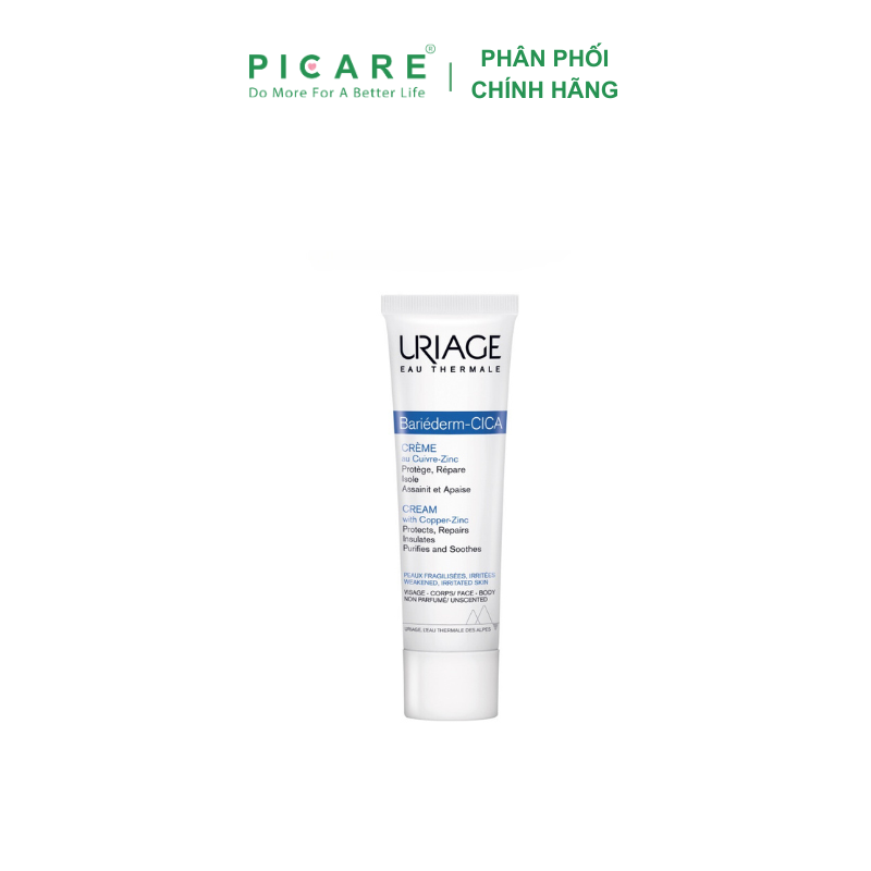 Kem Dưỡng Cho Da Kích Ứng Uriage Bariederm Cica Creme 15ml