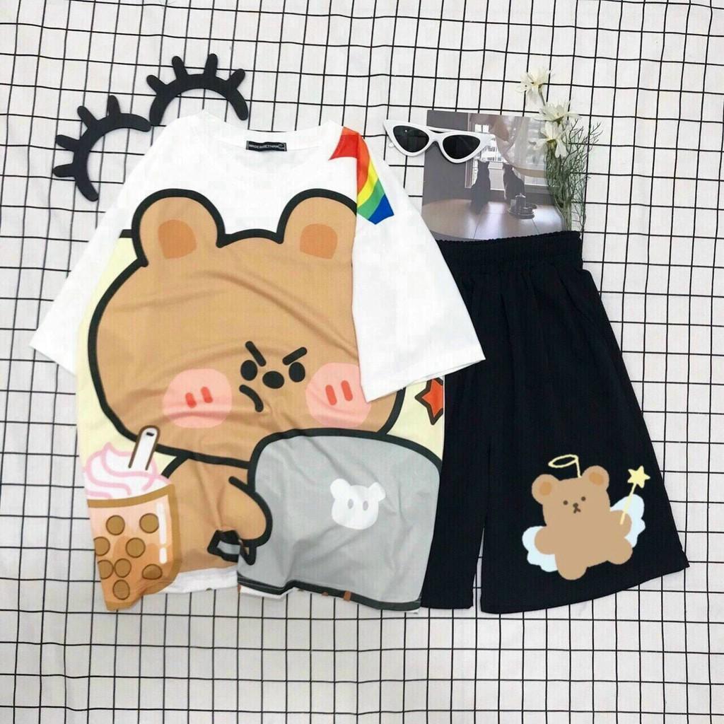 SET THUN NỮ COTTON NHIỀU MÀU SẮC SINH ĐỘNG THIẾT KẾ HỌA TIẾT SIÊU XINH