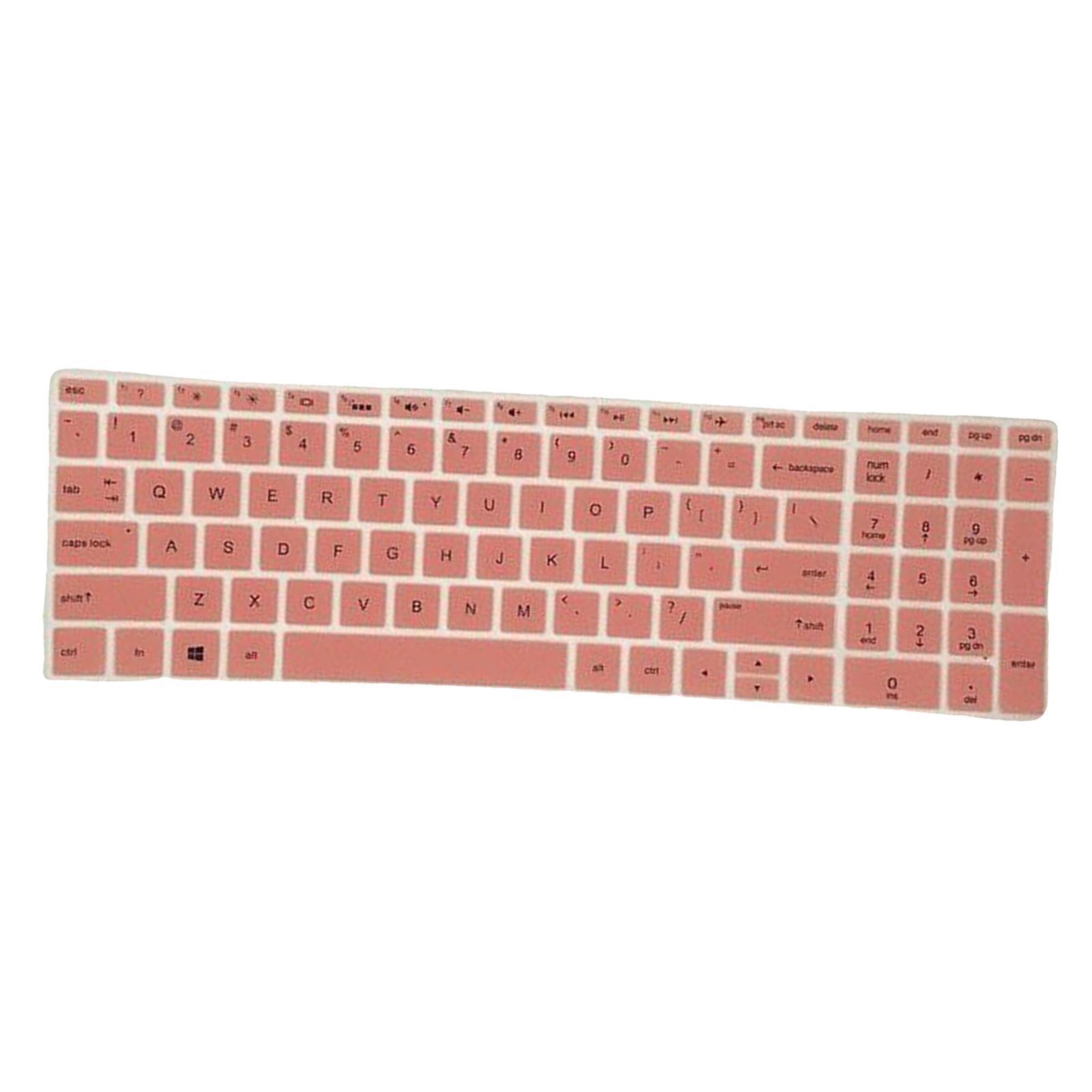 Silicone Notebook Keyboard Skin Cover for 15.6''BF Laptop Pink & Blue