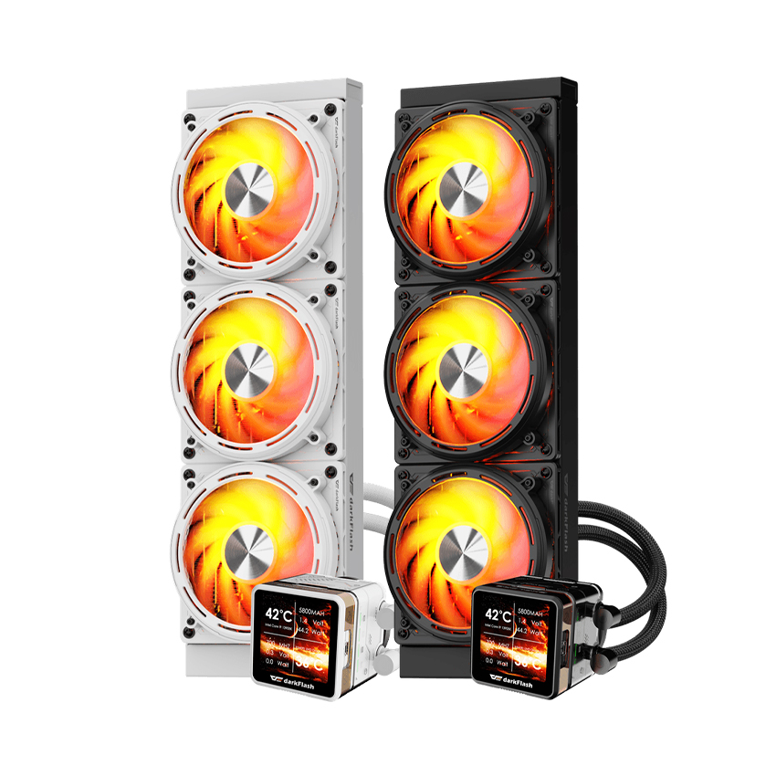 Tản Nhiệt Nước CPU DARK FLASH DE360 Black/White – Hàng Chính Hãng