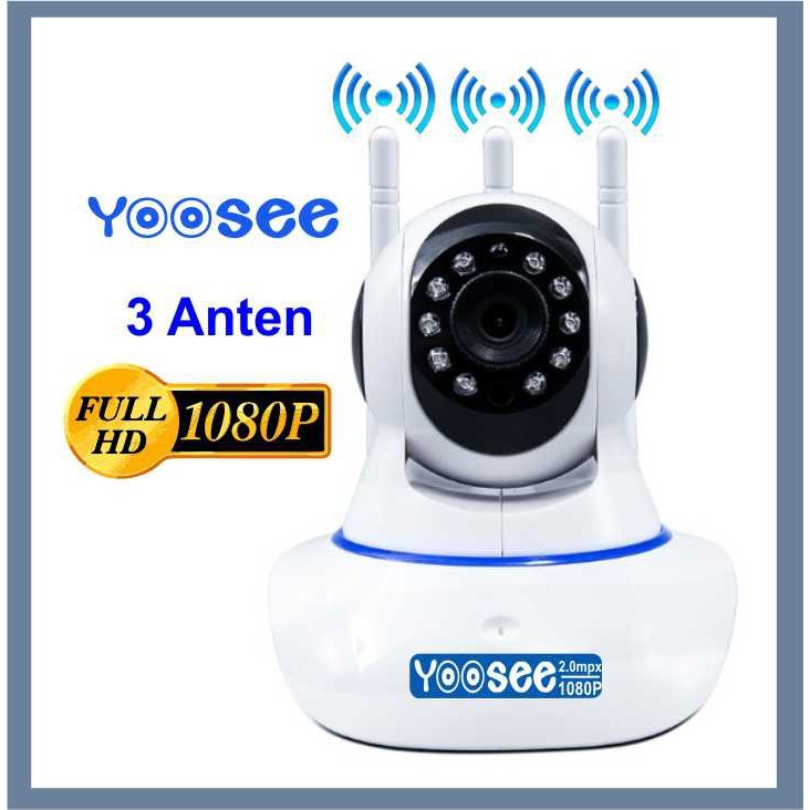 Camera IP WIFI trong nhà YooSee New 2020 ( 3 anten Full HD 1080P) - Hàng chính hãng