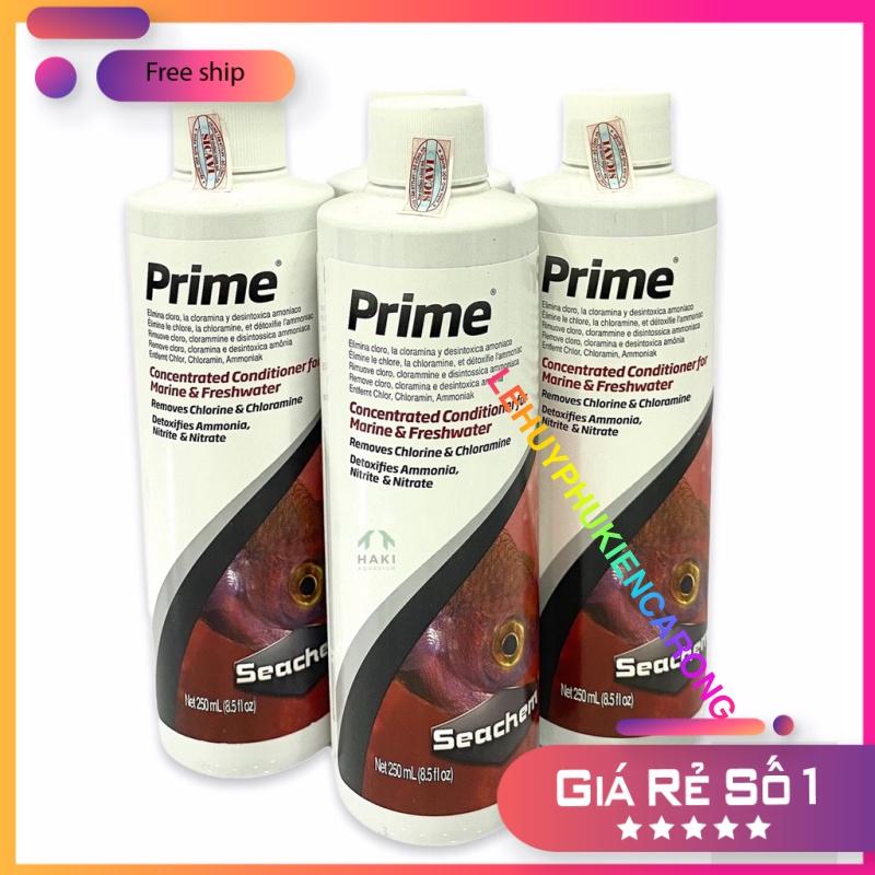 Seachem Prime Chai 250ml Dung Dịch Khử Nước TOÀN DIỆN Cho Bể Cá Cảnh