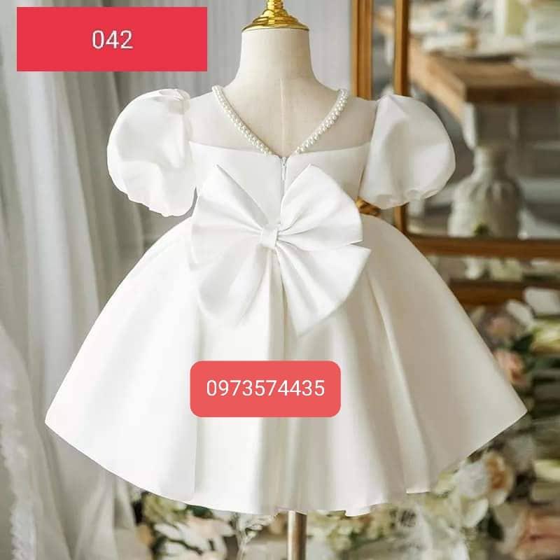 VÁY CÔNG CHÚA XẾP HỘP CHO BÉ 1 tuổi đến 12 tuổi.