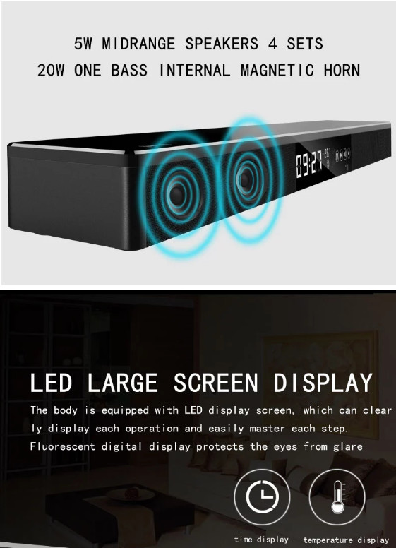 Loa soundbar tivi âm thanh nổi NFC S9