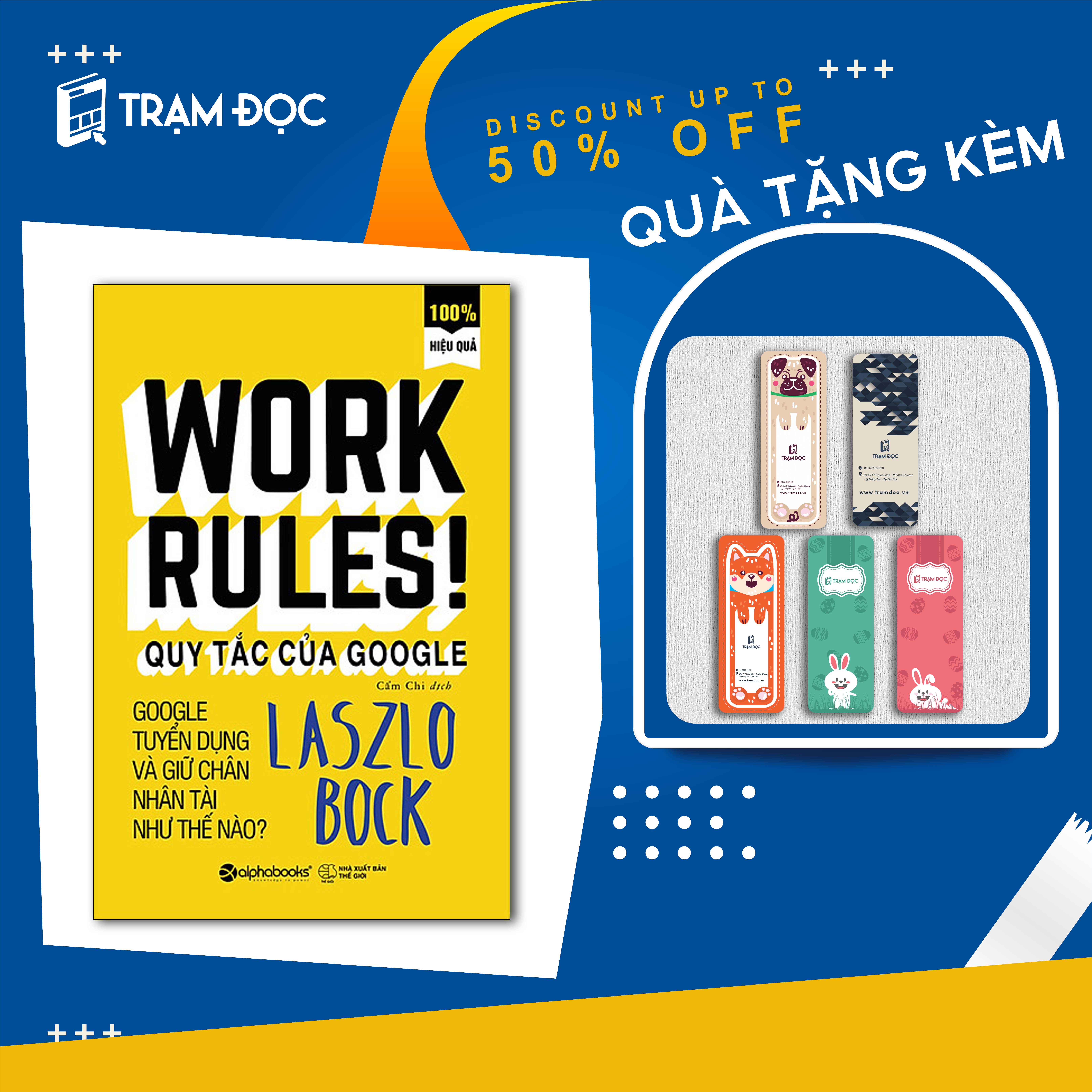 Trạm Đọc Official | Sách: Quy Tắc Làm Việc Của Google