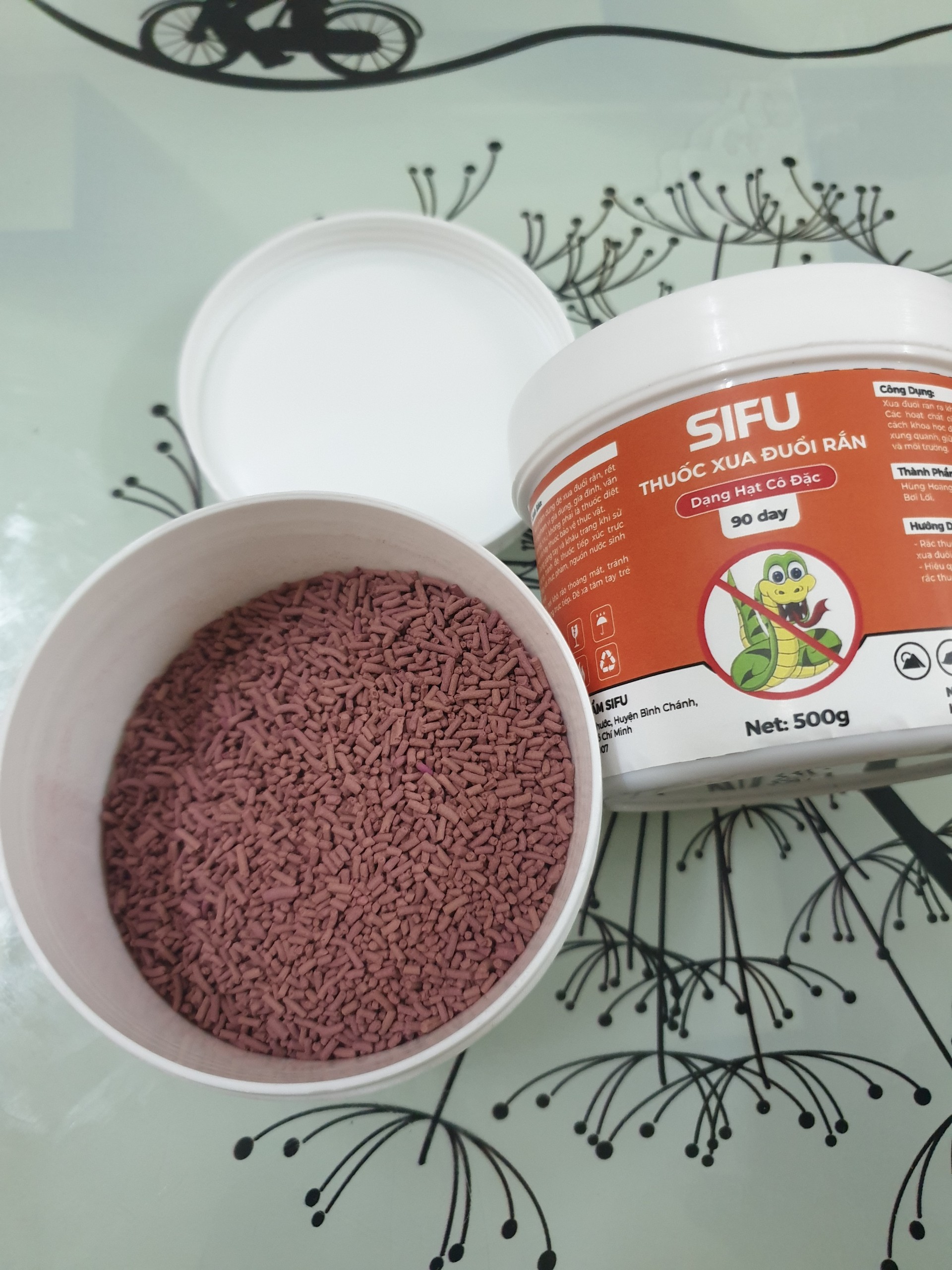 Thuốc Xua Đuổi Rắn Sifu Snake (Dạng Hạt) - Hộp 500g - Không Bị Trôi Khi Trời Mưa