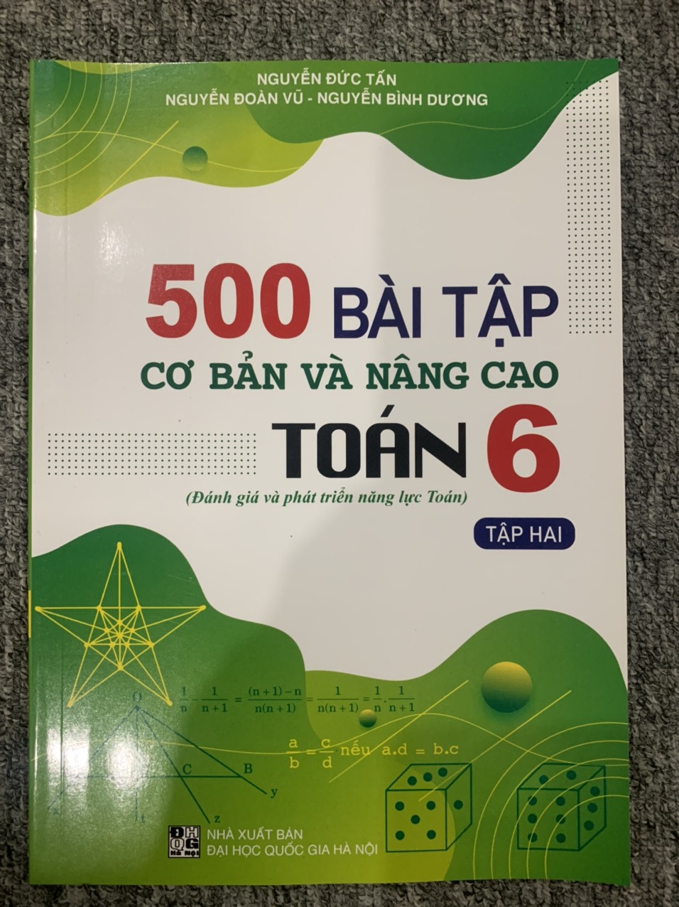 500 bài tập cơ bản và nâng cao Toán lớp 6 tập 2