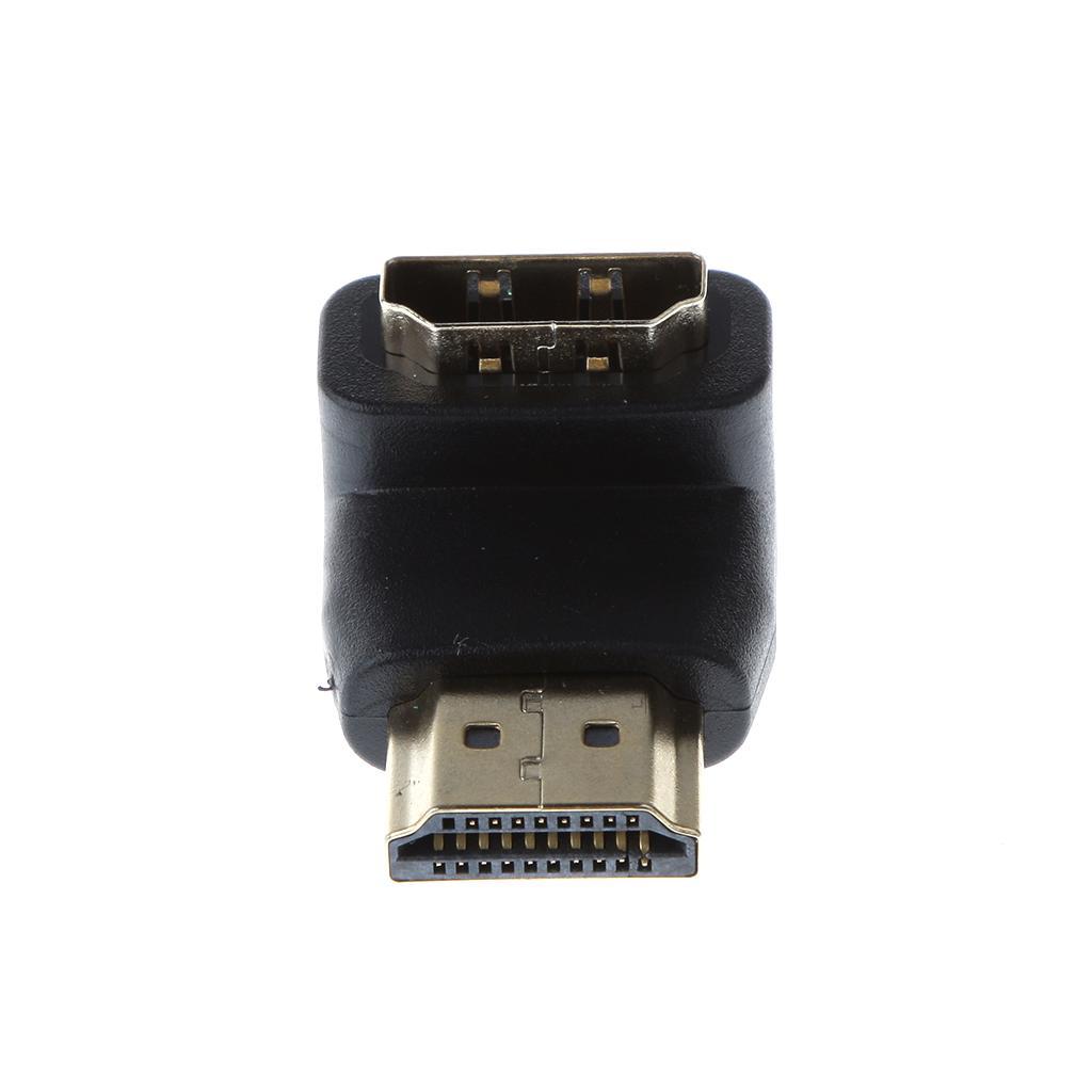 HDMI Male to Female Right Angle Adapter Connector 90 Degree Extender 1080P