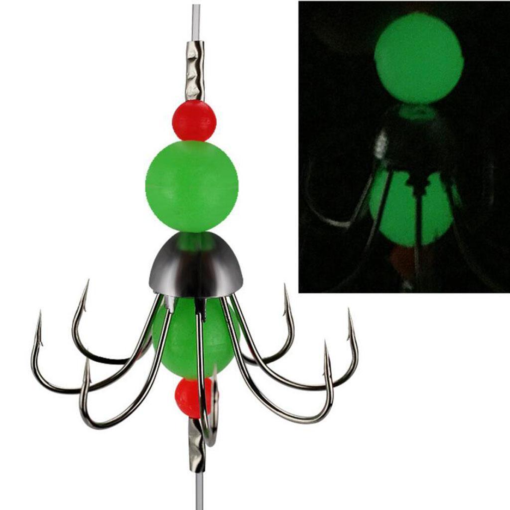Glow Squid  Rig Fishing Squid  Hard   Hook