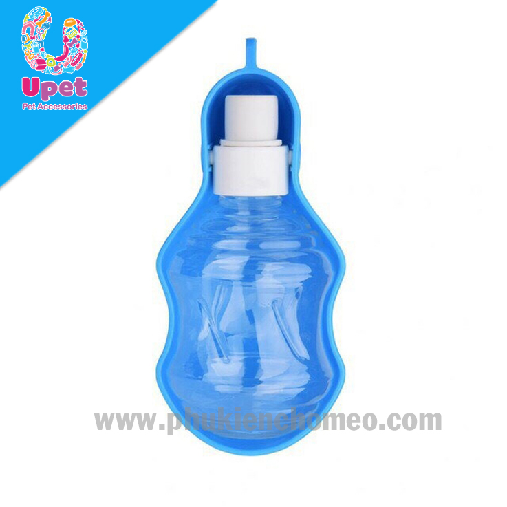 Bình uống nước du lịch cho chó mèo Travel Water 250ml - Màu ngẫu nhiên