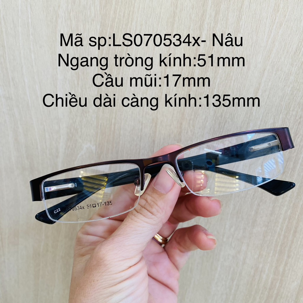 Gọng hợp kim EY1023 EY1016 LS07044Y LS070534X A5003 nửa khung thời trang nam nữ OURESS