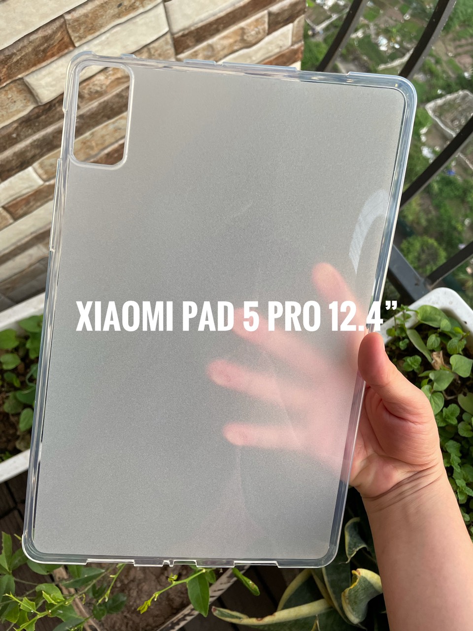 Ốp lưng dẻo cho máy tính bảng Xiaomi Pad 5 Pro 12.4 inch lưng nhám mờ
