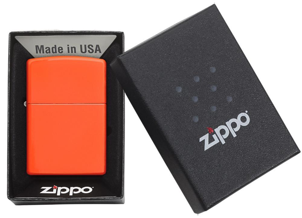 Bật Lửa Zippo Neon Orange Matte 28888