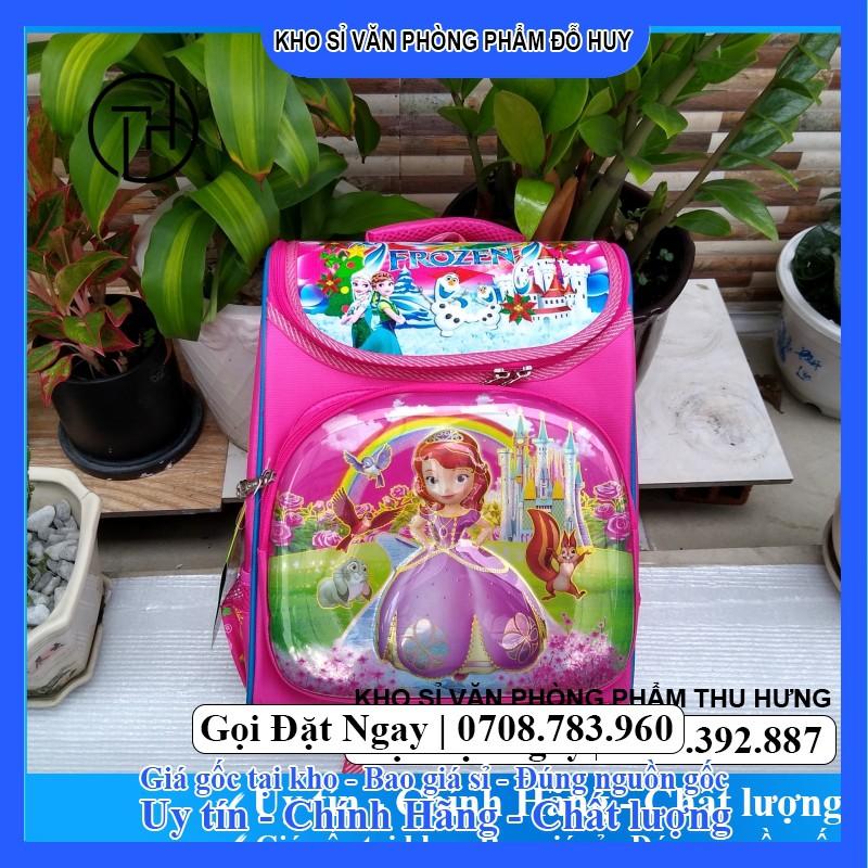 Ba lô - cặp học sinh siêu nhẹ chống gù lưng cho bé gái bé trai tiểu học hình nổi VSTYLE .