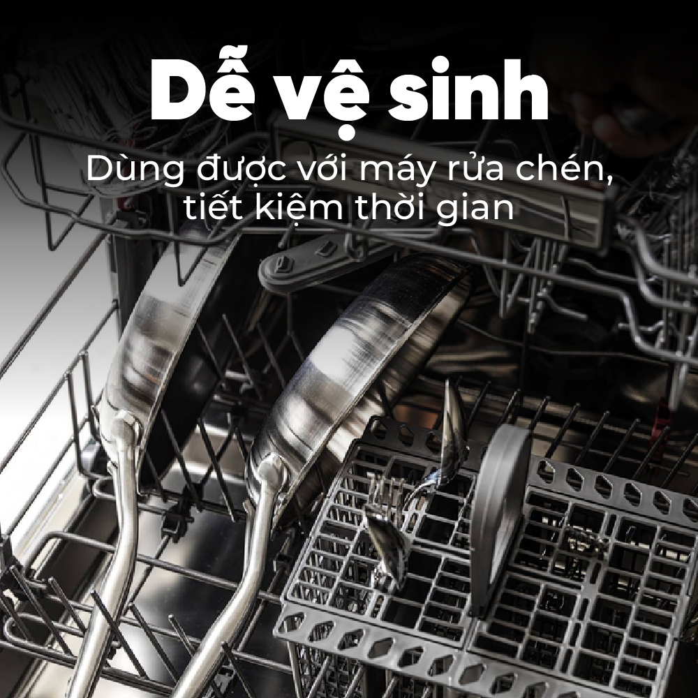 KitchenAid - Chảo Inox nguyên khối 3 lớp