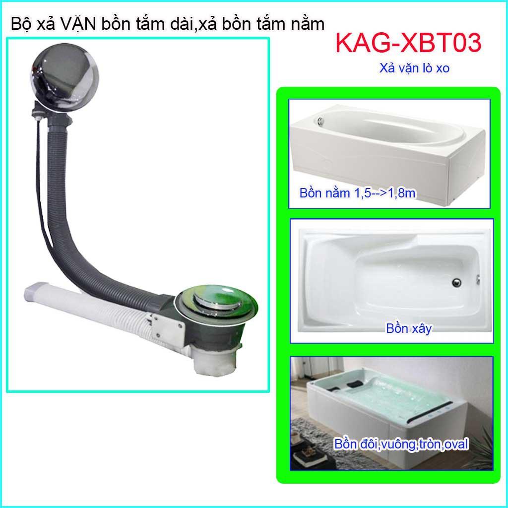 Bộ Xả bồn tắm dài KAG-XBT03, Bộ xả bồn tắm nằm giá tốt hiệu suất sử dụng tốt